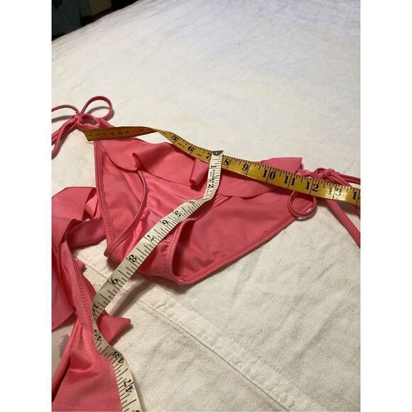 Pink Ruffled Bikini M - Picture 3 of 6